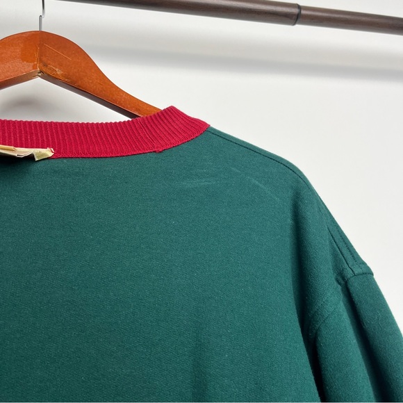 GUCCI Crewneck Double Layer REVERSIBLE Equestrian Horse 80s - Picture 13 of 13